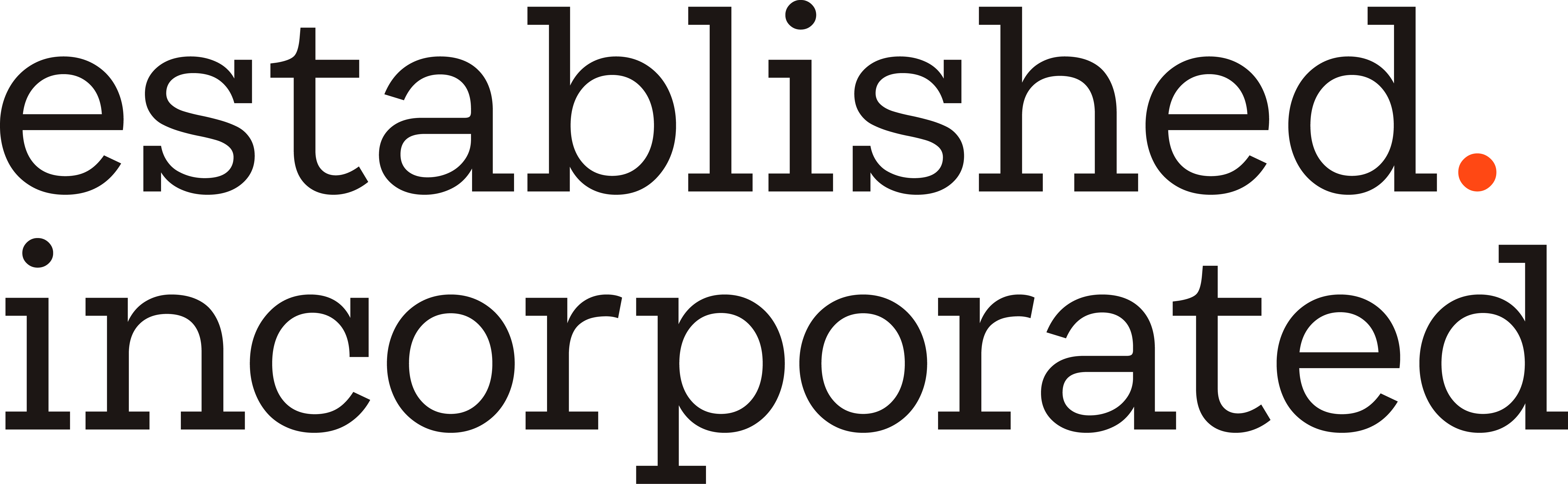 established.inc brand management logo established.inc brand management logo