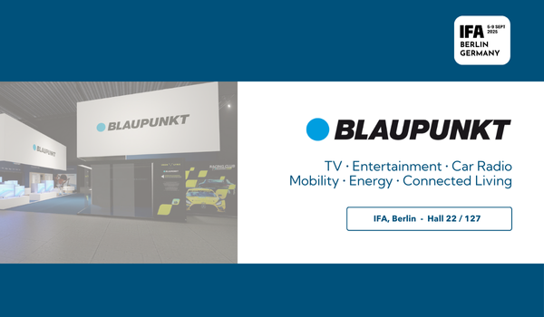 From Televisions to E-Mobility: Blaupunkt’s IFA 2025 Showcase