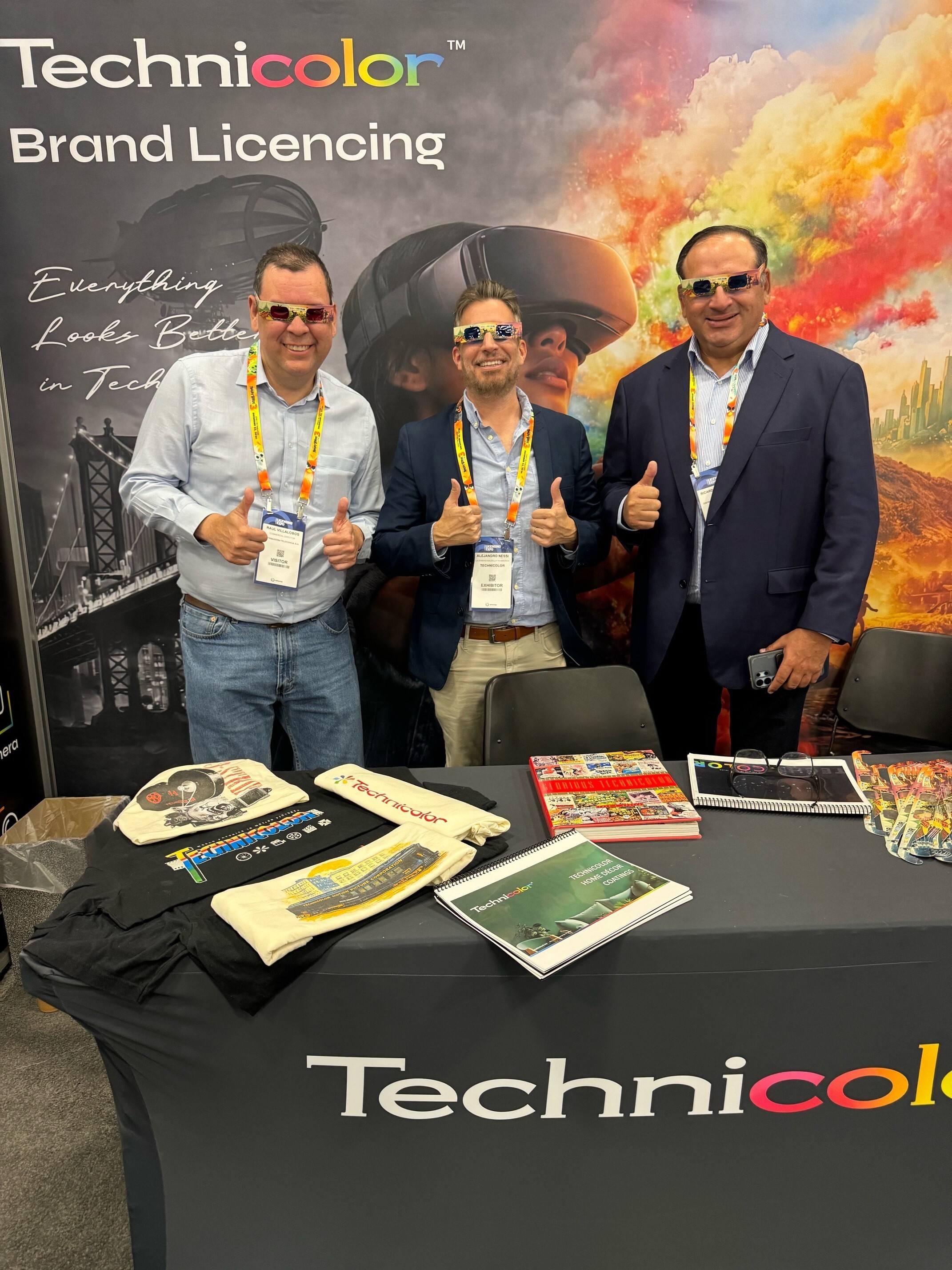 Technicolor licensing discussion at Licensing Expo with established.inc brand team