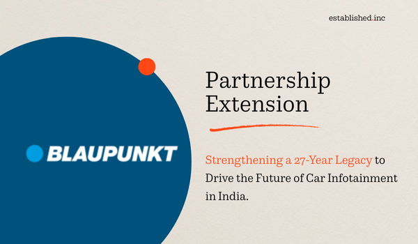 Blaupunkt Extends Brand Partnership for Car infotainment & Car Accessories with BPIN Pvt. Ltd. for additional 15 years.