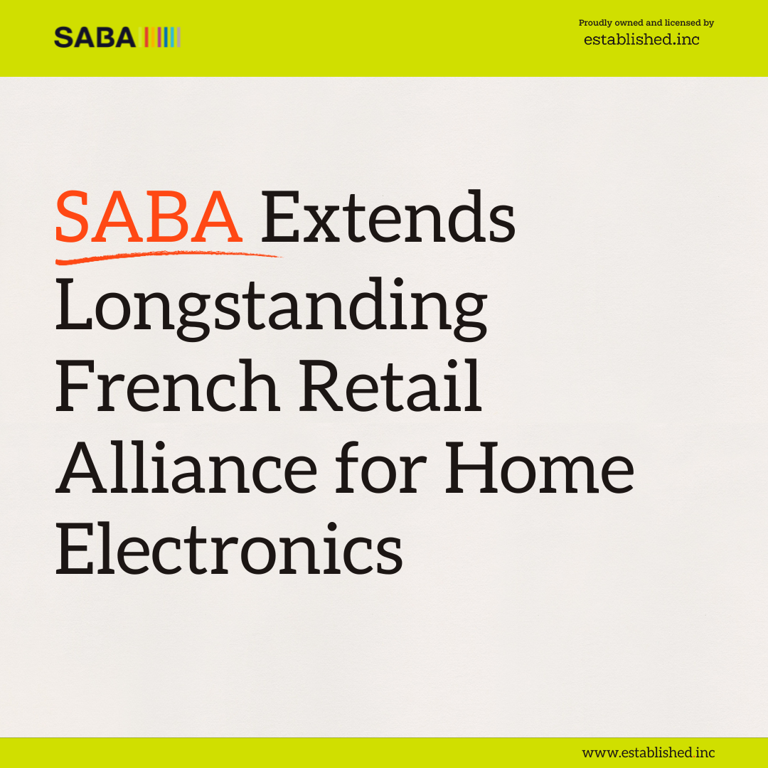 Seventeen Years Strong: SABA Extends Long-Term Partnership with Leading French Retailer